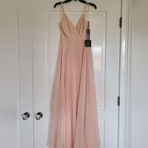 Lulu's Long Pink Dress